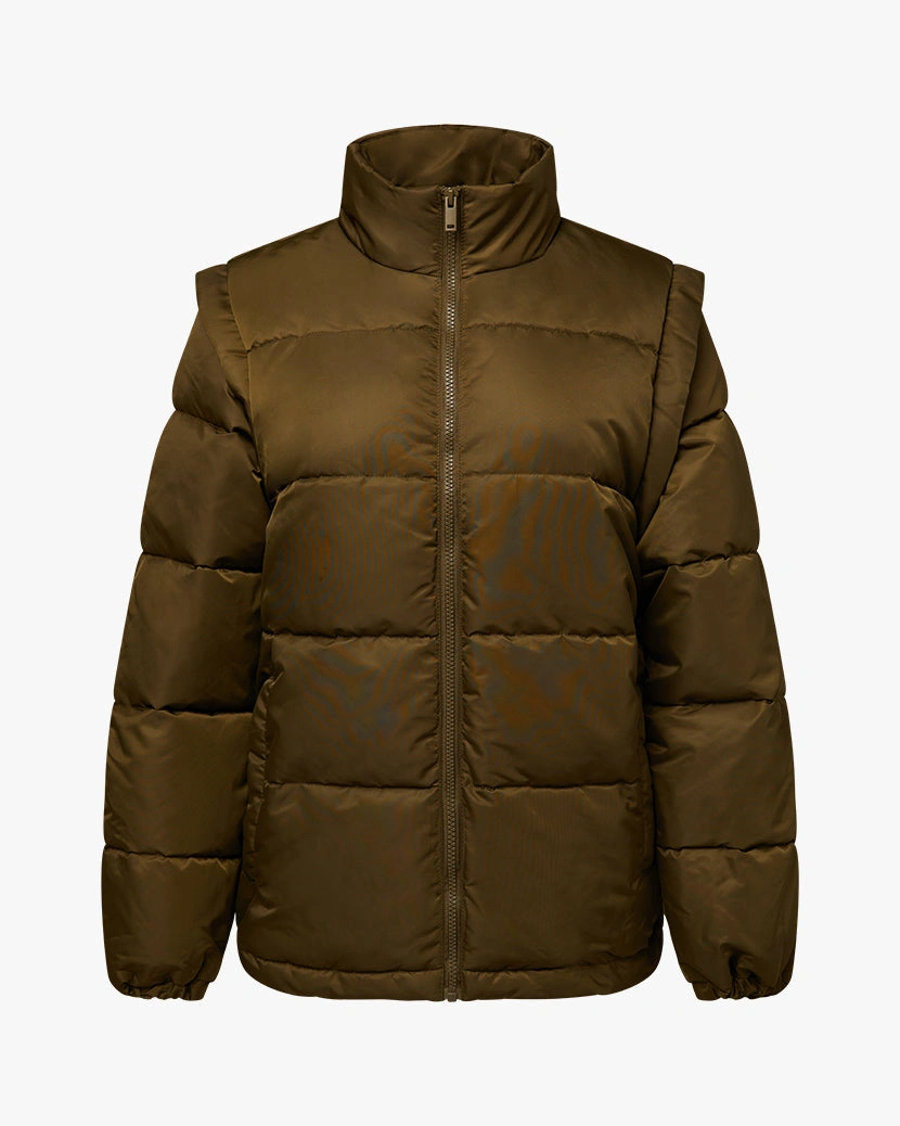 Abnehmbare Ärmel Daunenjacke: Vielseitigkeit trifft Stil, warm und leicht, perfekt für jedes Abenteuer.