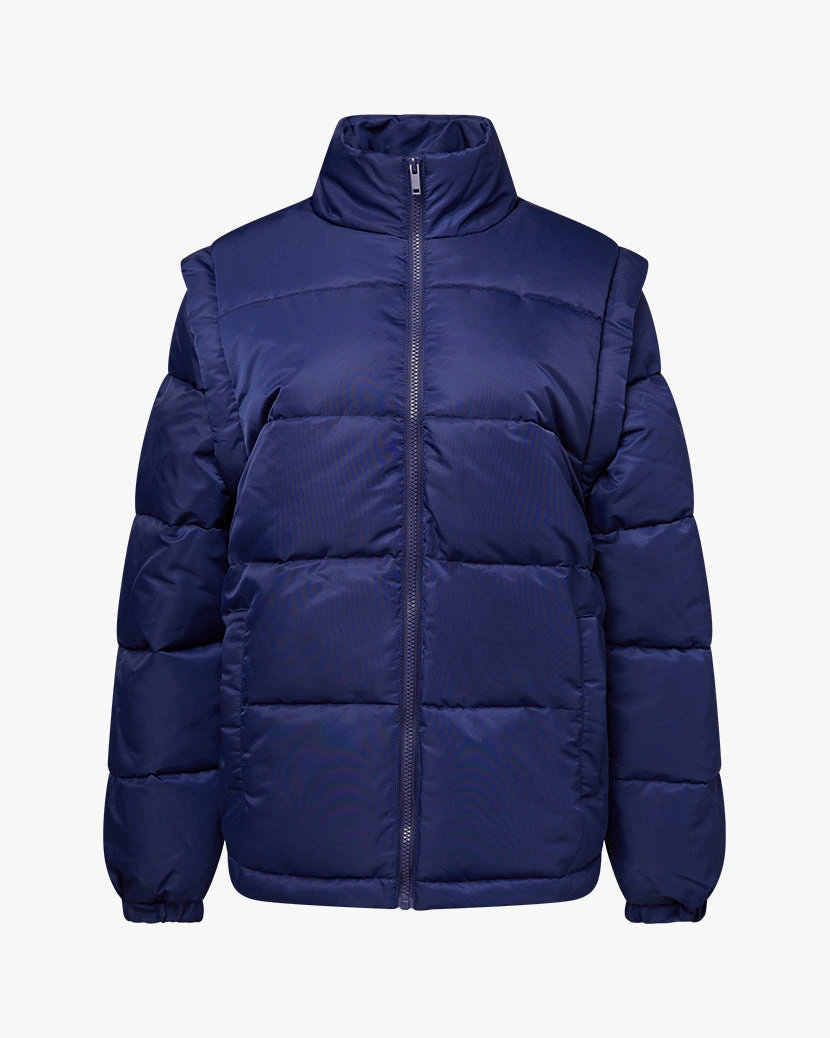 Abnehmbare Ärmel Winterjacke Federleicht & Warm Dein Stil für jedes Wetter!